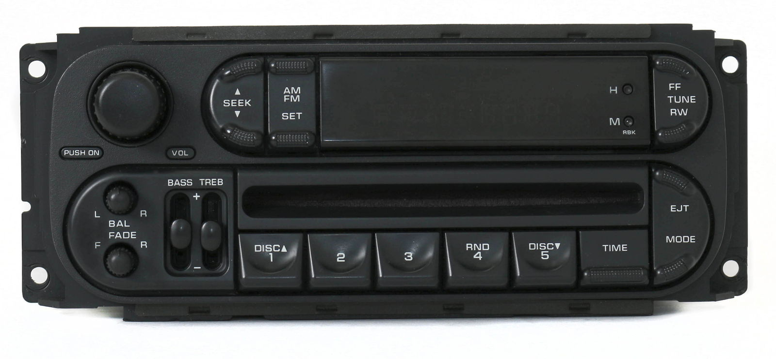 Chrysler Jeep Dodge 2002-07 Radio AM FM Single Disc CD Player RBK Slider Version