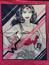 100% COTTON DC's WONDERWOMAN Printed Panel Fabric / 36"L x 45"W / Sold per piece