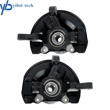 Forlevlaep Front Steering Knuckle & Hub Assembly - 2-Piece Set For Dodge Patriot, Compass, Caliber 2007-2017