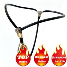 New Male Invisible Stainless Steel Chastity Belt Device Metal Cage Lock