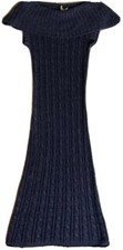 Derek Heart Sweater Dress Women's Size Med Dark Gray Color
