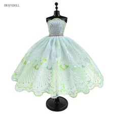 Spring Green Ballet Dress For 11.5in. Girl Doll Outfit 1/6 Dolls Accessories Toy