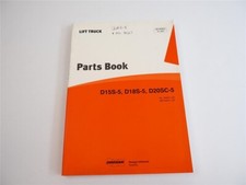 Doosan D 15 18 S-5 20 SC-5 Lift Truck Parts List Book Parts List 2007