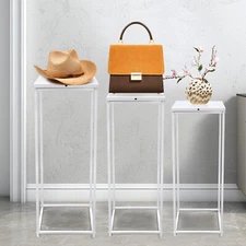 Metal Plant Pot Stand Indoor Outdoor Flower Planter Display Holder Rack Set of 3