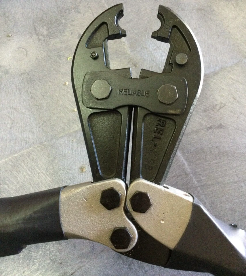 Reliable Equipment REL-K58 Manual Compression Tool 6T Kearny Seat K 5/8 Nose Die - Image 4 of 4