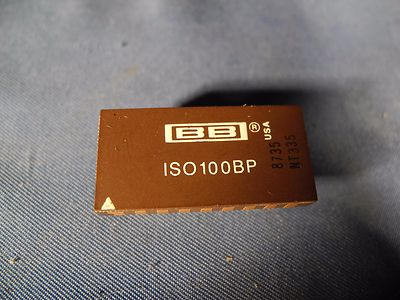 (1) BURR BROWN ISO100BP ISO100BP Optically-Coupled Linear ISOLATION AMPLIFIER 
