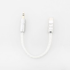 Pure Silver Type-C USB C to 3.5mm Jack AUX Cable Car Music Audio Adapter