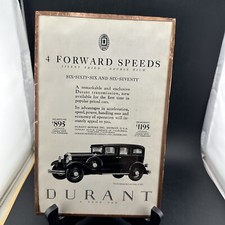 Durant Six-seventy De Luxe Sedan Original Car Ad, NICE!