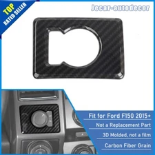Carbon Fiber 4WD Four-Wheel Drive Cover Decor Trim Molded for Ford F150 2015-20