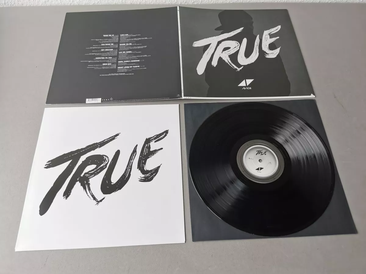 AVICII original black Vinyl LP True (2013 PRMD Records Europe)