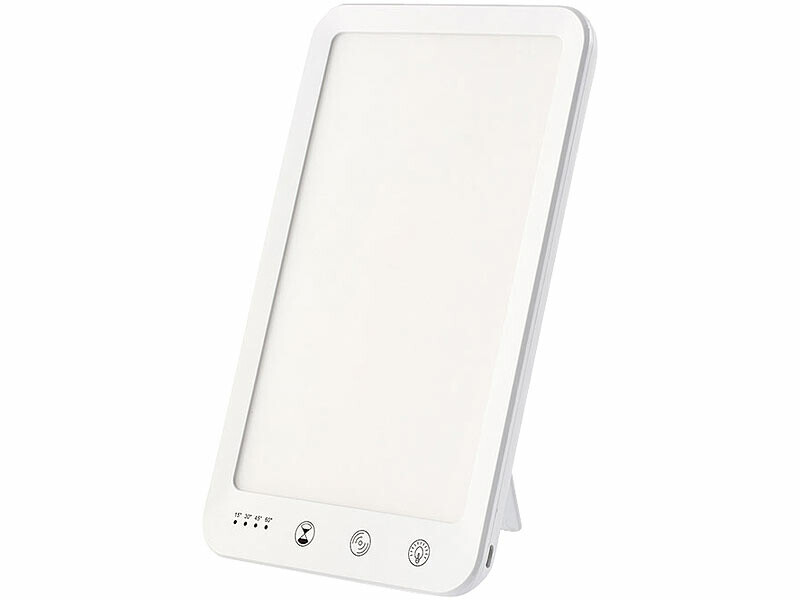 Lampe de luminothérapie CCT Lunartec pour un réveil lumineux au bureau