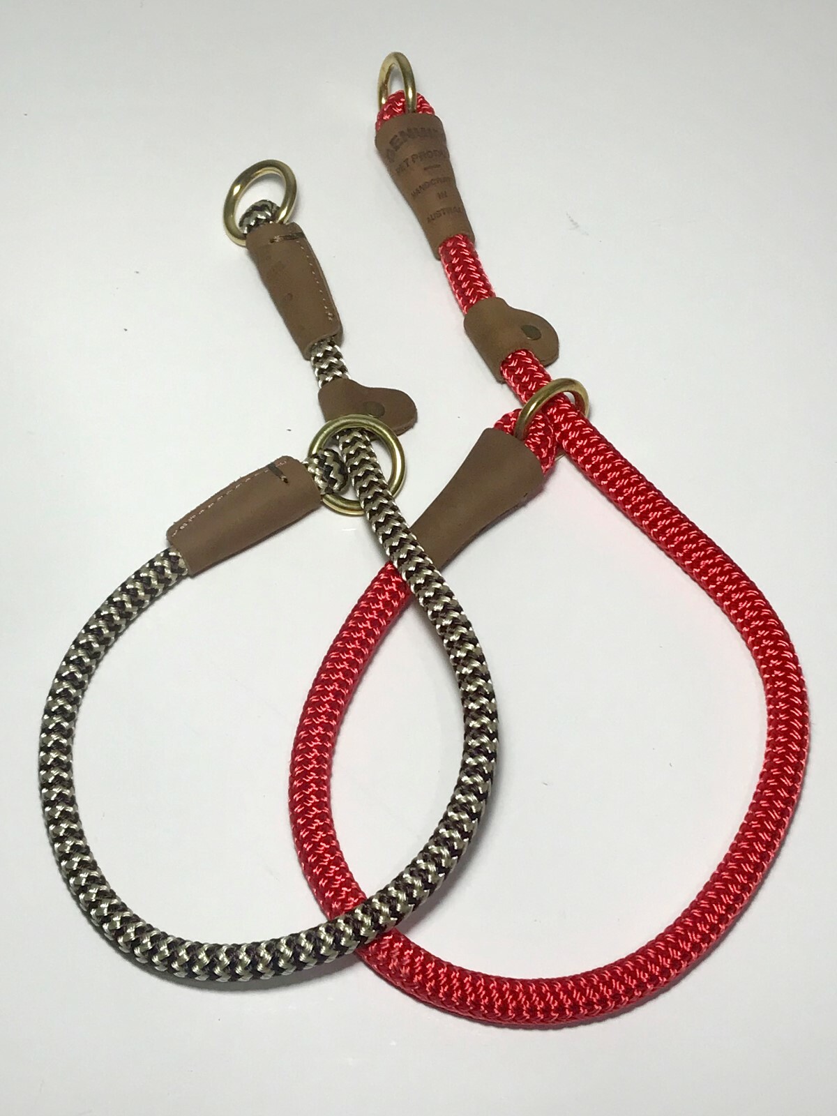 Dog SLIP COLLAR Training Soft Gentle Choker Check Heavy Duty AUSTRALIAN HANDMADE eBay