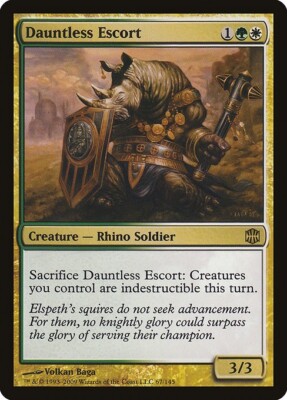 Dauntless Escort 1x MtG Alara Reborn PLAYED