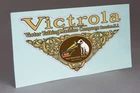 PRECUT BIG DECAL VICTROLA PHONOGRAPH WATER SLIDE DECAL FOR CABINET RESTORATION
