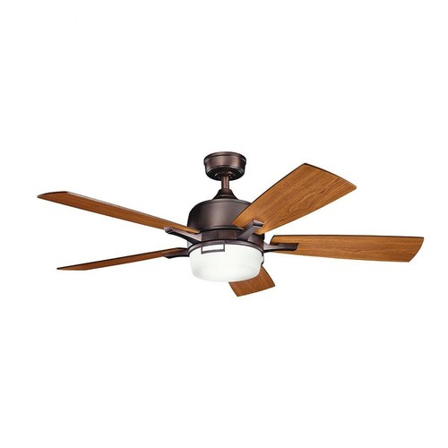 Ceiling Fan with Light Kit - with Transitional inspirations - 17 inches tall by - Picture 2 of 6