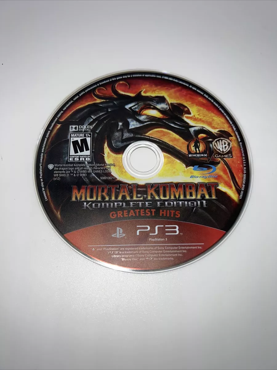 Mortal Kombat Komplete Edition - PlayStation 3, PlayStation 3