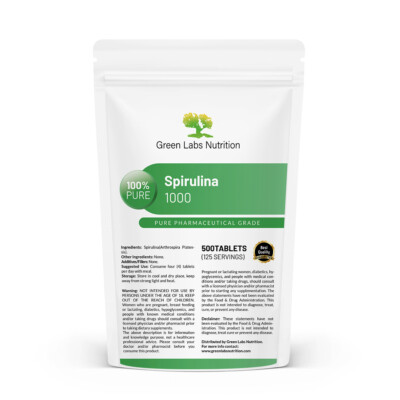 Spirulina Bio Tabletten   hochrein & vegan für Immunsystem, Detox & Energie