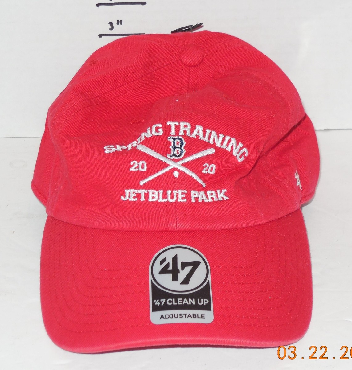 47 Brand 2020 Boston Red Sox Spring training Hat Cap Red Jet Blue