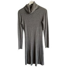 Sundance Wool Blend Ashley Turtleneck Sweater Dress, Size S