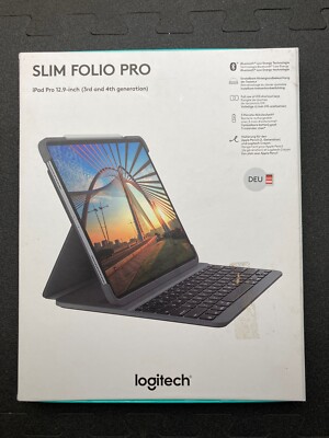 TOP Logitech Slim Folio iPad Pro 12,9'' YR0070 nur Verpackung OVP ohne Tastatur