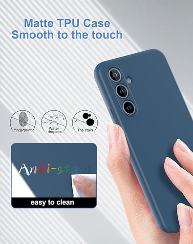 Samsung Galaxy A14 5G Shockproof Silicone Phone Case Cover Microfiber Lining - Picture 3 of 4