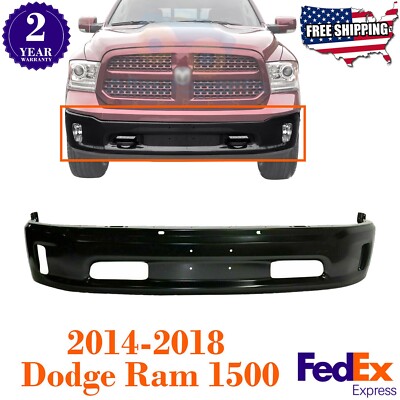 Front Bumper Face Bar Paintable For 2014-2018 Dodge Ram 1500