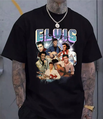 Elvis Presley T-Shirt, Elvis Presley 70s singer tshirt, Elvis vintage tee top