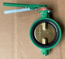 6" Wafer Butterfly Valve, Aluminum Bronze Disc, EPDM Seat 200 WOG NEW
