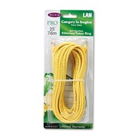 Belkin Cat5e Snagless Patch Cable Rj45 Connectors 25 Ft. Yellow A3l791b25yls on sale Belkin Cat5e Snagless Patch Cable Rj45 Connectors 25 Ft. Yellow A3l791b25yls on sale