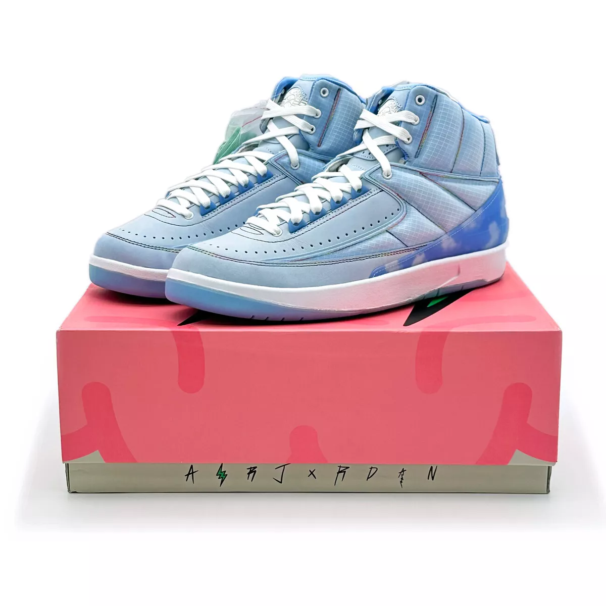 DQ7691-419 J Balvin Nike Air Jordan 2 Retro SP Celestine Blue White