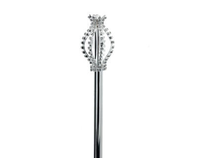 Elegant Rhinestone Crystal Scepter Wand Jewelry for Princess Royalty ...