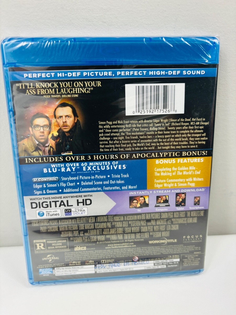 The World's End (Blu-ray, 2013) for sale online