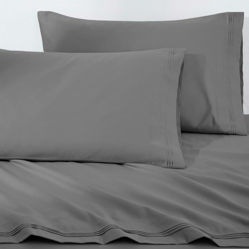 1500 Thread Count Egyptian Cotton Solid Pillowcase Set Standard & King Sizes - Picture 18 of 51