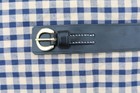 Confederate or Civilian Black Single Buckle Belt — photo 3