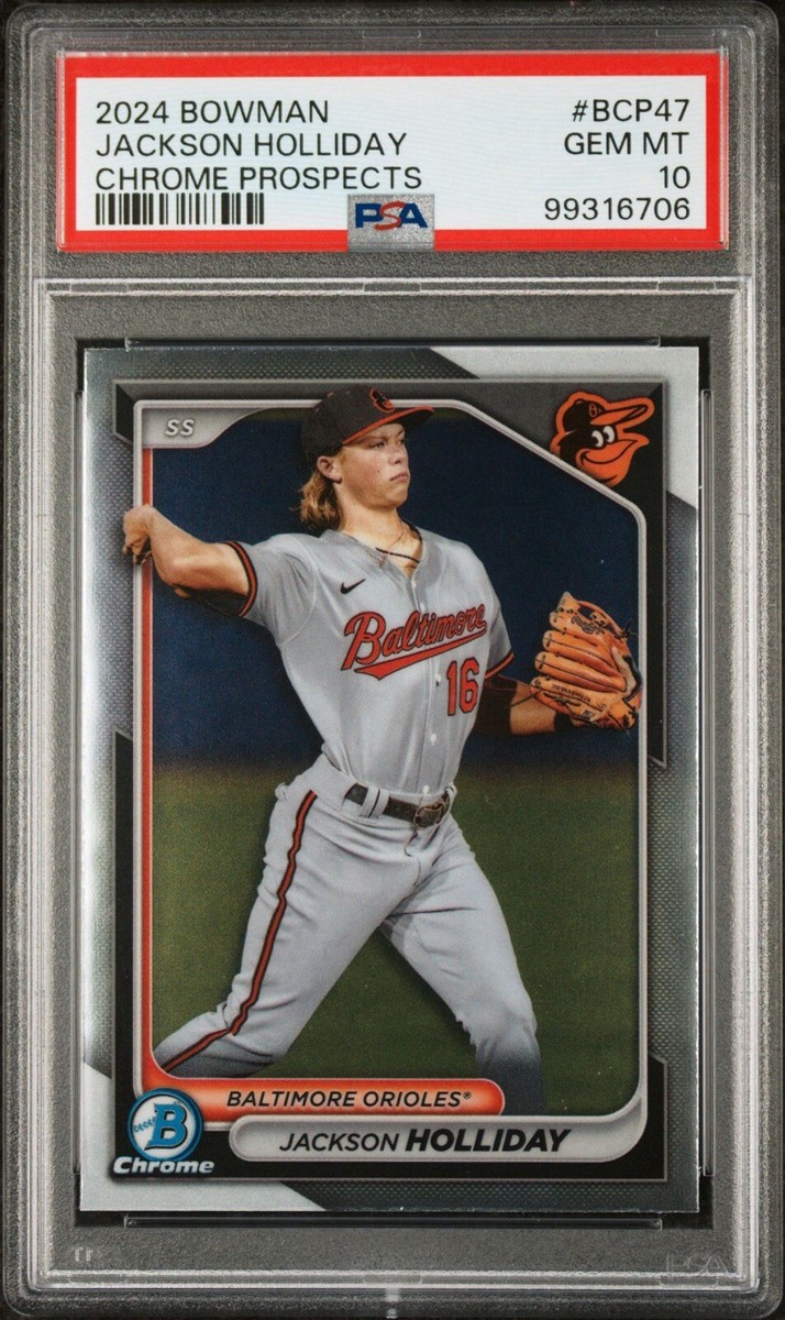 2024 Bowman Jackson Holliday Chrome Prospects PSA 10 | eBay