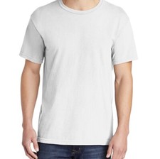 Comfort Colors 100 Cotton Garment-Dyed Heavyweight T-Shirt - 1717 S-XL White