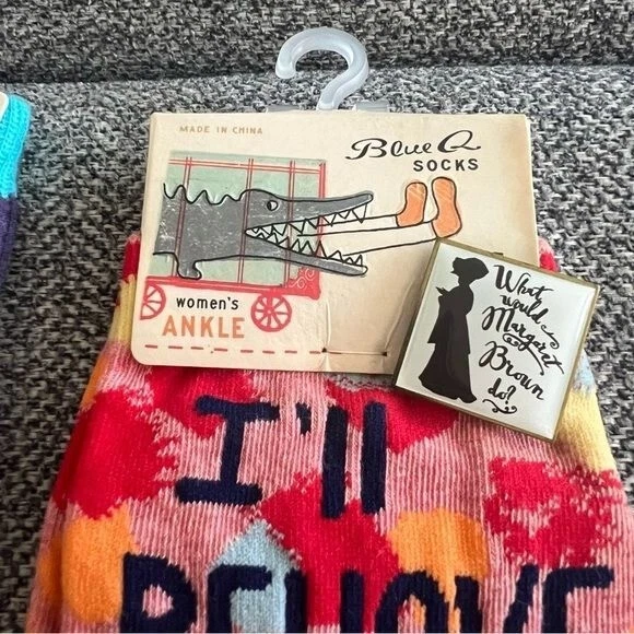 Blue Q носки 2 пары новый с Ярлыками женский размер 5-10 - Изображение 4 из 4