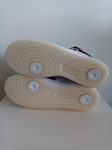 NIKE AIR FORCE 1 MID QS, "Giorno dell'Indipendenza" TAGLIA UK 10 EUR 45 (DH5623 101) - Foto 8 di 9