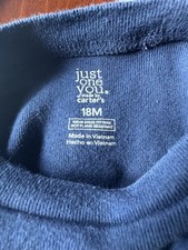 Just One You Made by Carter's 18M 4-Piece Striped Pajama Set Blue/Gray