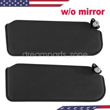For 1993-2002 Firebird Pontiac Chevy Camaro Sun Visor Black Wo Mirror Pair For 1993-2002 Firebird Pontiac Chevy Camaro Sun Visor Black Wo Mirror Pair