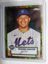 Taijuan Walker 2021 Topps Chrome Platinum Anniversary Gold Black 01/10 Phillies