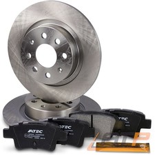 BREMSSCHEIBEN VOLL Ø264 + BREMSBELÄGE HINTEN FÜR ABARTH FIAT GRANDE PUNTO