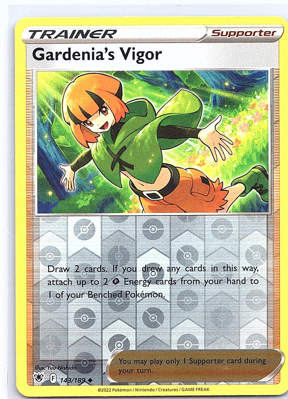 GARDENIA'S VIGOR 143/189 ASTRAL RADIANCE ASR POKEMON TCG CARD