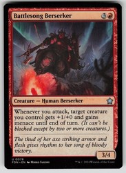 Battlesong Berserker 78 Foundations Uncommon MTG