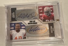 2011 Sage Aldon Smith Von Miller Dual Rookie On Card Auto /25 SSP RC MINT. rookie card picture
