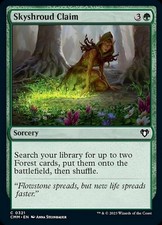 1x Near Mint, English Skyshroud Claim - Commander Masters