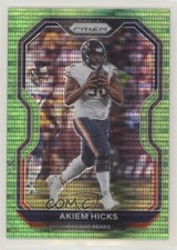 2020 Panini Prizm Neon Green Pulsar Prizm Akiem Hicks #190 0v1