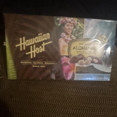 Hawaiian Host AlohaMacs Milk Chocolate Macadamia Clusters, Box