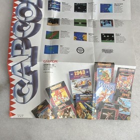 Mega Man 1 megaman Nintendo NES Capcom Poster Registration CAP-NES-US Inserts !!