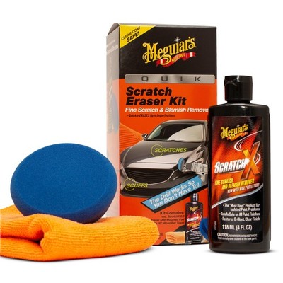 Meguiar's Quik Eraser Kit, Car Scratch Remover for 1-Pack, Multicoloured 